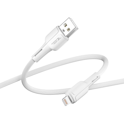 Кабель Ridea RC-CO10 CommonPro USB-A – Lightning (1 м · 12W · 2.4A) (White)