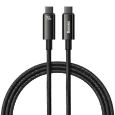 Кабель Baseus Tungsten Gold Type-C – Type-C (1 м · 240W) (Black)
