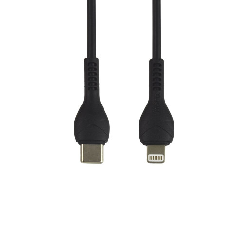 Автомобильное зарядное устройство Hoco NZ5 USB-A+USB-C (30W · 3A) с кабелем Type-C – Lightning (Black)