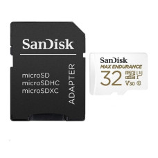 Карта памяти SanDisk Max Endurance microSDHC 32GB Class 10 UHS-I U3 + адаптер SD