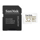 Карта пам'яті SanDisk Max Endurance microSDHC 32GB Class 10 UHS-I U3 + адаптер SD