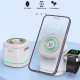 Беспроводное зарядное устройство H48 4в1 (15W) (White)