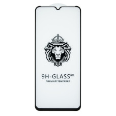 Защитное стекло Lion для Xiaomi Redmi 12C (Full Glue) (0.3 мм, 2.5D) (Black)