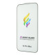 Захисне скло Color Frame для Apple iPhone 14 Pro Max (Full Glue) (Silver)