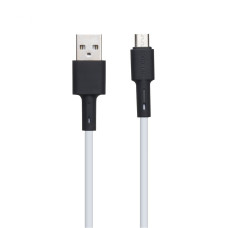 Кабель Borofone BX31 Silicone USB-A – Micro-USB (1 м · 12W · 2.4A) (White)