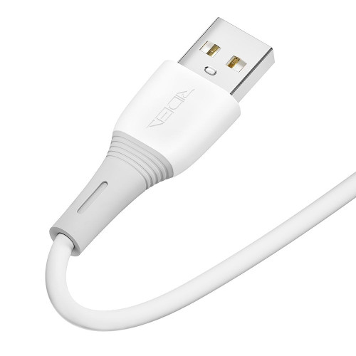 Кабель Ridea RC-M133 Spring USB-A – Lightning (1 м · 12W · 2.4A) (White)