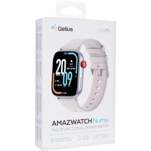 Смарт-часы Gelius Amazwatch Numix GP-SW009 (Silver)