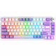 Клавіатура бездротова Proove Gaming Coupe (Ukraine Layout) (White/Purple)