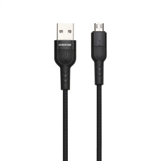Кабель Borofone BU17 Starlight USB-A – Micro-USB (1.2 м · 12W · 2.4A) (Black)