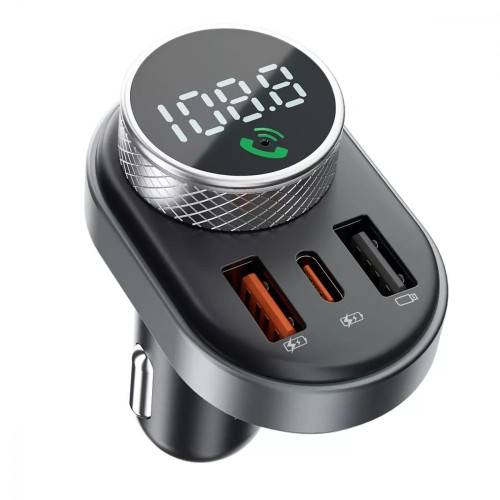 FM-модулятор Proove Launcher Sound Link USB-A+USB-C (30W · 3A) (Black)