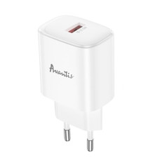 Сетевое зарядное устройство Avantis A837 USB-A (22.5W · 3A) (White)