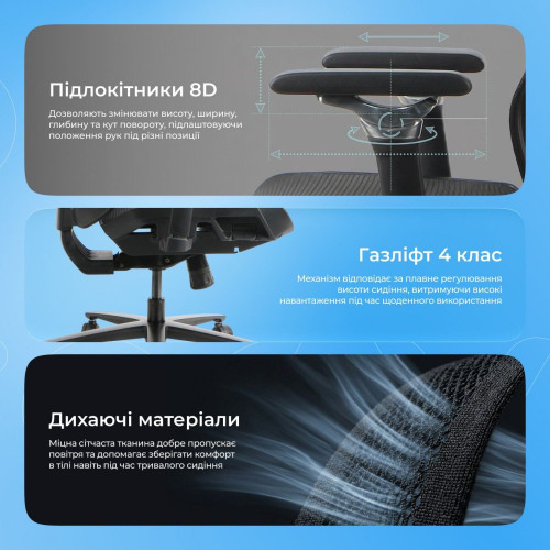 Эргономичное кресло Proove Founder (Black)