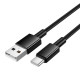 Кабель Hoco X119 USB-A – Type-C (1 м · 15W · 3A) (Black)