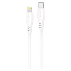 Кабель Proove Simple Silicone Type-C – Lightning (1 м · 27W · 3A) (White)