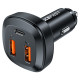 Автомобильное зарядное устройство Acefast B9 2xUSB-A+USB-C (66W) (Black)
