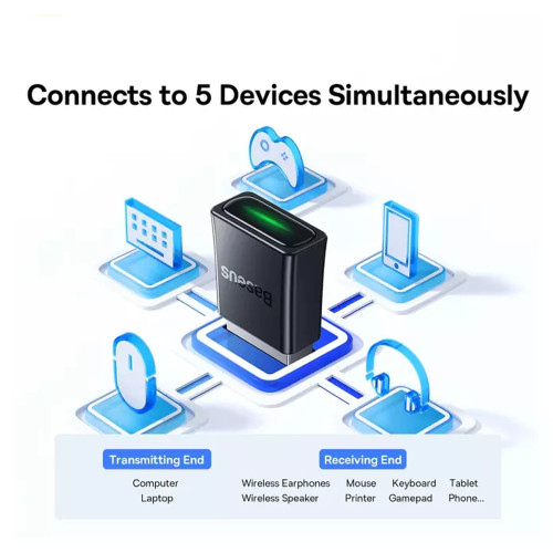 Bluetooth Adapter Baseus BA07 (ZJBA010001) black