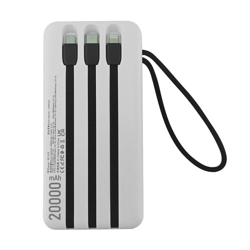 Повербанк Gerlax GP-223 22.5W (20000 mAh) (White)