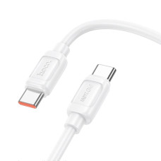 Кабель Hoco X115 Surpass Type-C – Type-C (1 м · 240W · 5A) (White)