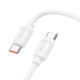 Кабель Hoco X115 Surpass Type-C – Type-C (1 м · 240W · 5A) (White)