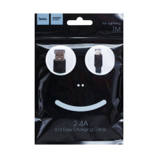 Кабель Hoco X13 USB-A – Lightning (1 м · 12W · 2.4A) (Black)