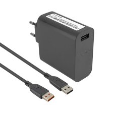 Блок питания для ноутбука Lenovo 20V 3.25A 65W Yoga USB T-type Square (Black)