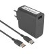 Блок питания для ноутбука Lenovo 20V 3.25A 65W Yoga USB T-type Square (Black)