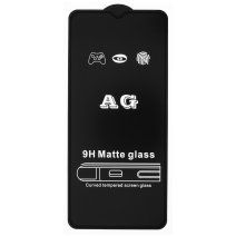 Защитное стекло Matte для Realme C11 (2020) (Full Glue) (0.3 мм, 2.5D) (Black)