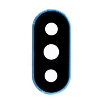 Стекло камеры для Xiaomi Redmi Note 5 Pro в рамке (Blue) (Original)