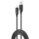 Кабель XO NB235 Zebra series Braided USB-A – Lightning (1 м · 12W · 2.4A) (Black)