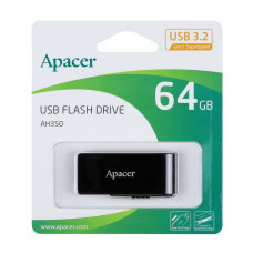 Флешка Apacer AH350 64GB USB 3.2 (Black)