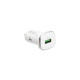 Автомобільний зарядний пристрій Borofone BZ12A USB-A (18W · 3A) з кабелем USB-A – Type-C (White)