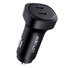 Автомобильное зарядное устройство Acefast B2 2xUSB-C (72W · 3A) (Black)
