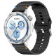 Ремешок универсальный 20 мм Silicone Wavy для Amazfit, Samsung, Huawei (Black)