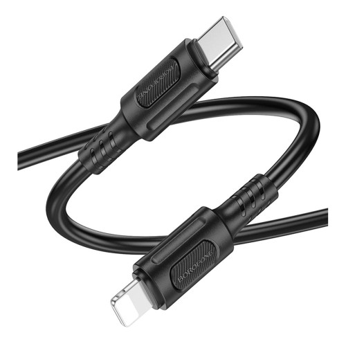 Кабель Borofone BX111 Type-C – Lightning (1 м · 27W · 3A) (Black)