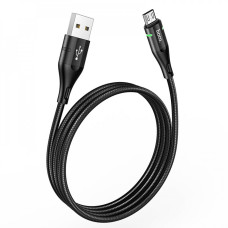 Кабель Hoco U93 Shadow USB-A – Micro-USB (1.2 м · 12W · 2.4A) (Black)