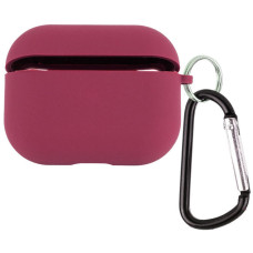 Чехол для AirPods Pro Silicone Case with Fibra (Plum)