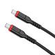 Кабель Hoco X59 Type-C – Type-C (1 м · 60W · 3A) (Black)