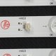 Пряма підсвітка для телевізора Haier 32″ 32D3503V1W9C1B60218M (3 планки по 600 мм, 9 LED, лінза 15,5 мм, 3 В)