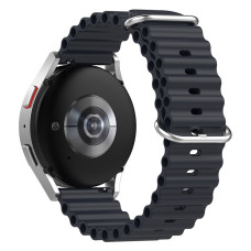 Ремешок универсальный 20 мм Ocean Band для Amazfit, Samsung, Huawei (Dark Gray)