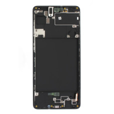 Дисплей для Samsung A715 Galaxy A71 (2020) з тачскріном в рамці (Black) (Original Refurbished)