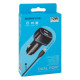 Автомобильное зарядное устройство Borofone BZ14 2xUSB-A (12W · 2.4A) с кабелем USB-A – Lightning (Black)