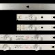 Пряма підсвітка для телевізора Haier 42″ LED42D10A/B (5 планок по 825 мм, 10 LED, лінза 17 мм, 3 В)