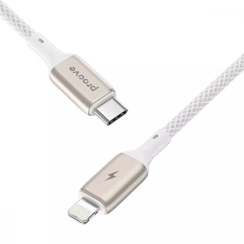 Кабель Proove Dense Metal Type-C – Lightning (1 м · 27W · 3A) (White)
