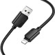Кабель Hoco X113 Beneficio USB-A – Lightning (1 м · 12W · 2.4A) (Black)