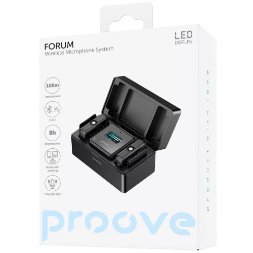 Беспроводной петличный микрофон Proove Forum (Black)