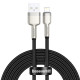 Кабель Baseus Cafule Metal USB-A – Lightning (2 м · 20W · 2.4A) (CALJK-B02) (White)