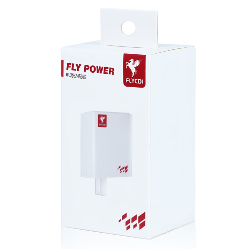 Сетевое зарядное устройство FLYCDI FA-006 USB-A+USB-C (20W · 3A) с кабелем USB-A – Type-C (White)
