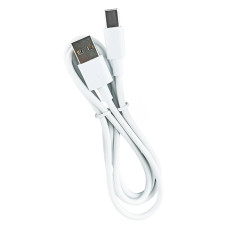 Кабель Husky L02 USB-A – Type-C (long pin 10 мм) (1 м · 15W · 3A) (White)
