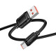 Кабель Hoco X115 Surpass USB-A – Type-C (1 м · 100W · 5A) (Black)