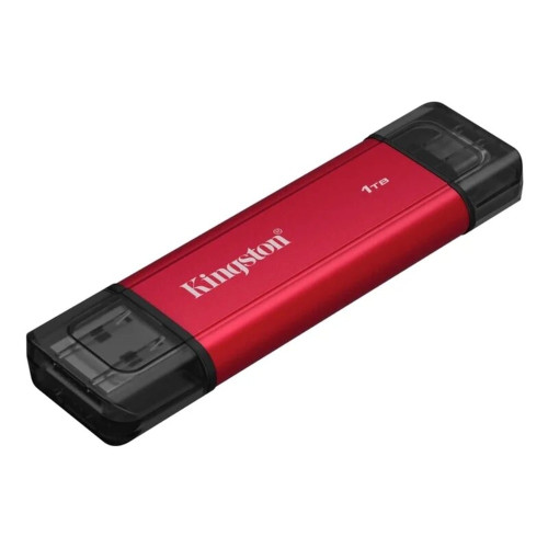 Внешний накопитель Kingston Dual SSD USB-A/C NVMe 1TB Red/Black